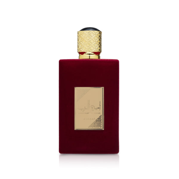 Lattafa Ameerat Al Arab women’s 3.4oz EDP perfume bottle by Pertinacia Perfume, elegant floral fragrance in a stylish glass bottle