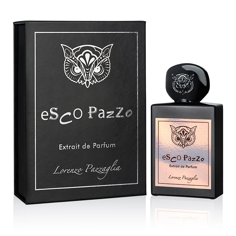 Esco Pazzo Lorenzo Pazzaglia perfume bottle by Pertinacia LLC, 1.7oz, featuring elegant packaging and classic fragrance design.