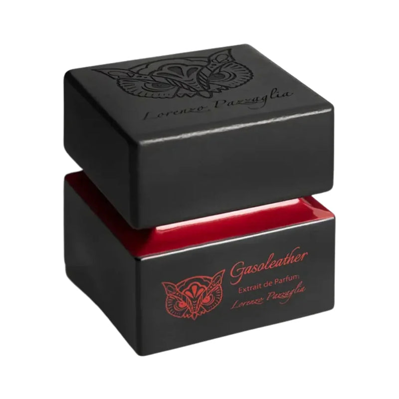 Gasoleather Lorenzo Pazzaglia perfume bottle by Pertinacia LLC, 75ml with sleek design and elegant packaging.