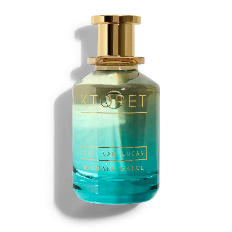 Michael Malul 831 San Lucas 3.4oz EDP perfume bottle by Pertinacia Perfume, showcasing elegant packaging and design.