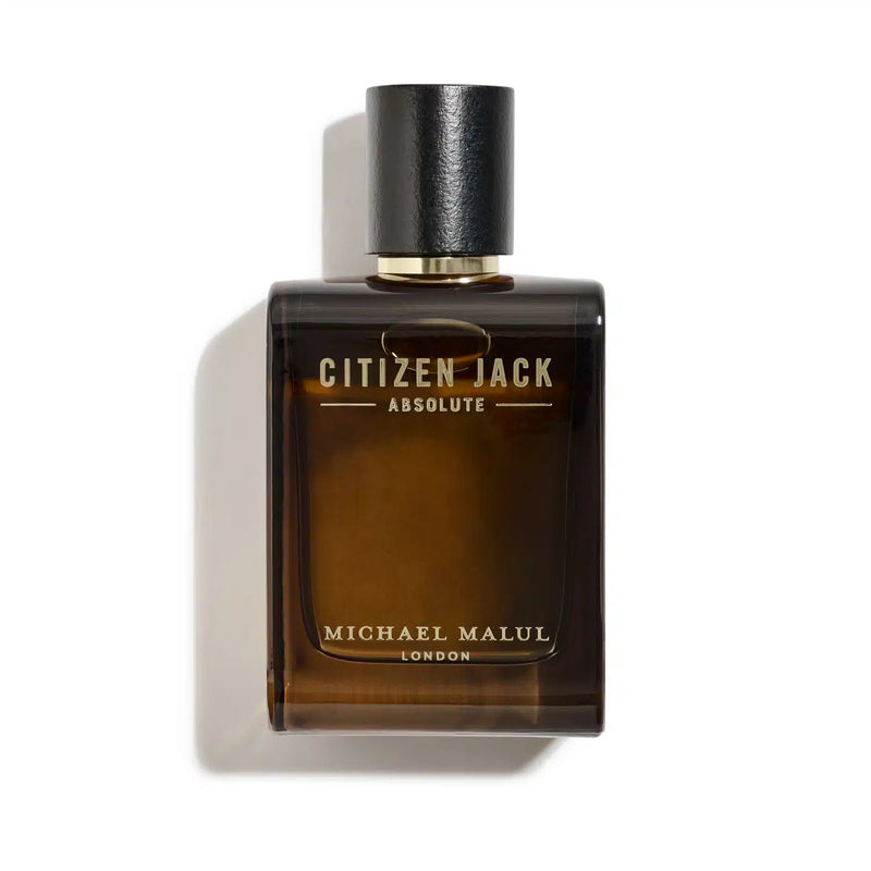 Michael Malul Citizen Jack Absolute perfume bottle by Pertinacia Perfume, 3.4oz edp with sleek design and modern branding.