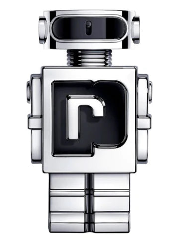 Paco Rabanne Phantom Men EDT 3.3oz bottle with sleek modern design, featuring a futuristic atomizer and minimalist label.