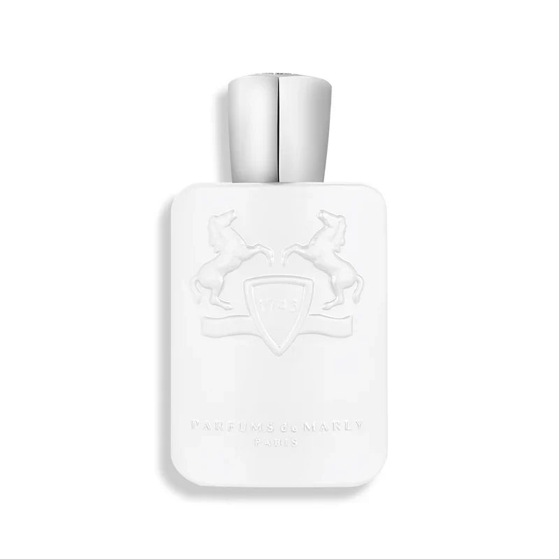 Galloway Parfums de Marly 4.2 oz Eau de Parfum bottle by Pertinacia Perfume with elegant packaging and branding details