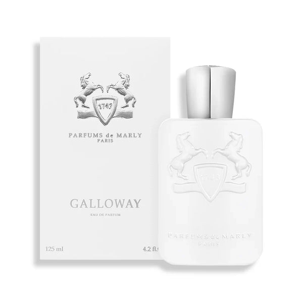 Galloway Parfums de Marly 4.2 oz Eau de Parfum by Pertinacia Perfume, elegant bottle and luxurious packaging visible.