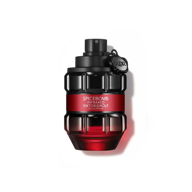 Viktor & Rolf Spicebomb Infrared 3oz Eau de Parfum bottle with sleek design and dark packaging.