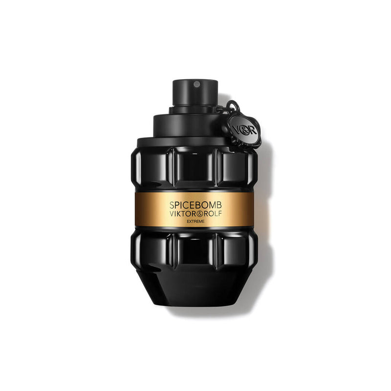 Viktor & Rolf SpiceBomb Extreme for Men 3 oz perfume bottle with sleek design and bold packaging.
