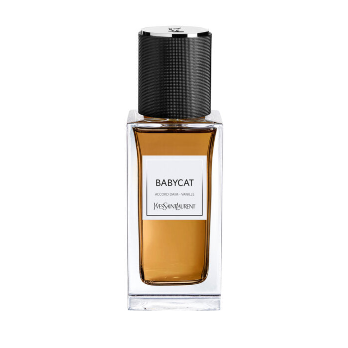 Babycat 4.2oz EDP perfume by Yves Saint Laurent, in a sleek bottle with elegant packaging, perfect for sophisticated fragrance.