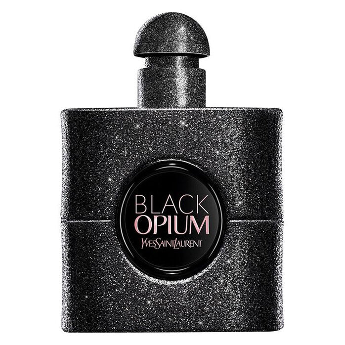 Yves Saint Laurent Black Opium Extreme women’s EDP perfume bottle, 3.0oz, with black and gold packaging and elegant design.