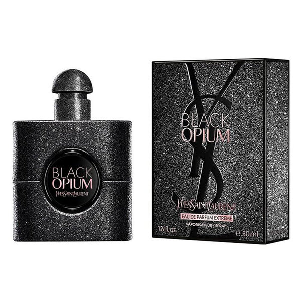 Yves Saint Laurent Black Opium Extreme for Women EDP 3.0oz perfume bottle with black and gold design, displayed on a neutral background.