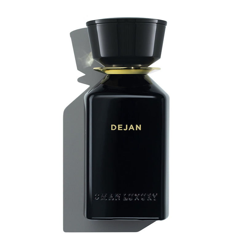 Dejan Omanluxury 3.4 oz perfume bottle by Online Warehouse, sleek design with elegant fragrance packaging.