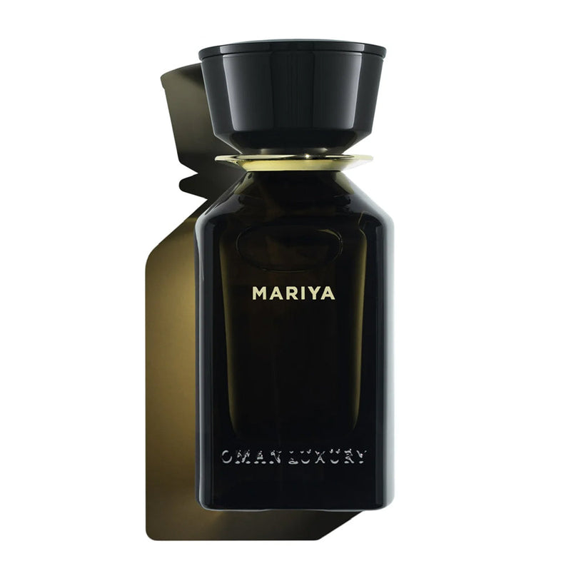 Mariya Omanluxury 3.4 oz perfume bottle from Online Warehouse, elegant packaging with a sleek, luxurious design.