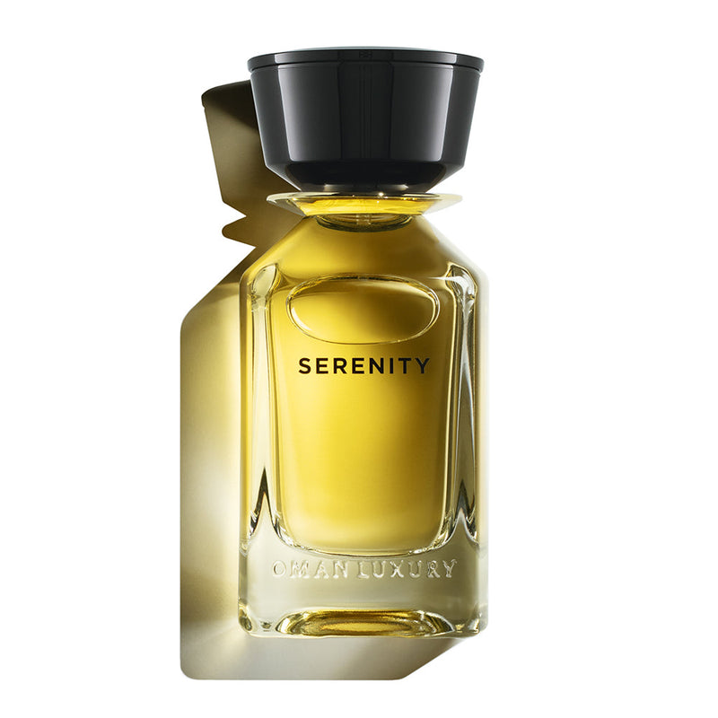 Serenity Omanluxury 3.4 oz perfume bottle from Online Warehouse with elegant packaging and a sleek, modern design.