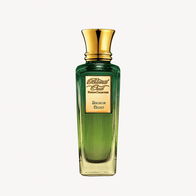 Angkor Night Blend Oud perfume bottle from Online Warehouse, featuring a dark, luxurious fragrance with an elegant design.