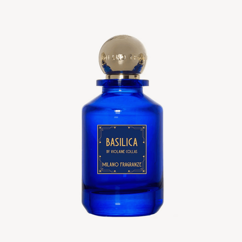 Basilica Milano fragrance bottle, 3.4 oz perfume and cologne by Online Warehouse with elegant packaging and design.
