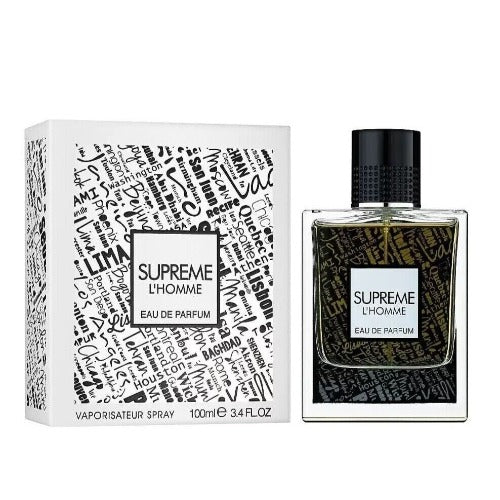 Fragrance World Supreme L’Homme Eau De Parfum 3.4 Oz