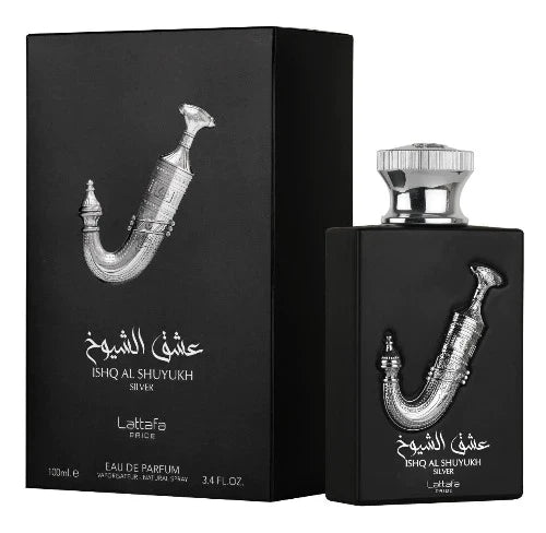 Lattafa Pride Ishq Al Shuyukh Silver Eau De Parfum 3.4 Oz