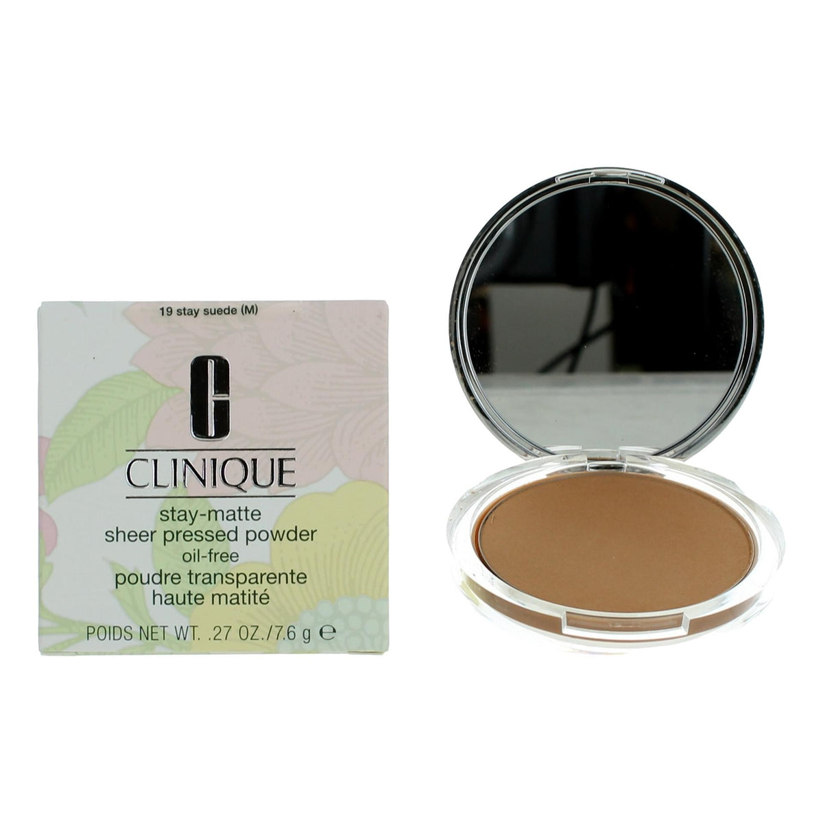 Clinique Stay-Matte Clinique .27 oz Sheer Pressed Powder- 19 Stay Suede - Pertinacia Perfume
