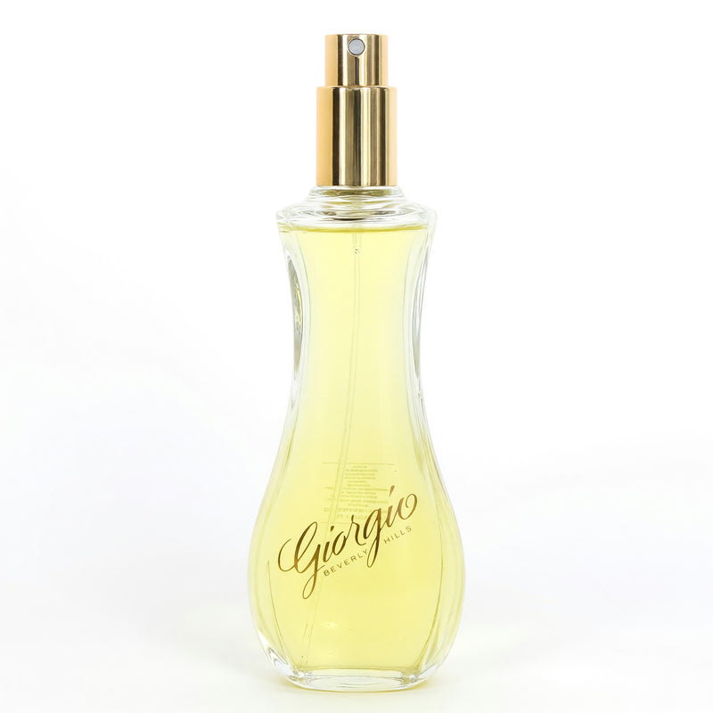 Giorgio Beverly Hills 3 oz women's EDT spray tester bottle, elegant design, with the fragrance label visible.