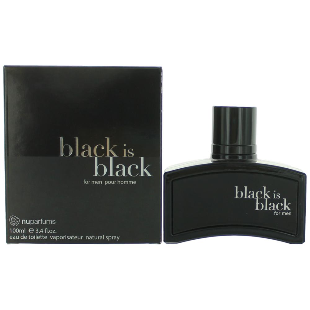 Black is Black by NuParfums, 3.4 oz Eau De Toilette Spray for Men