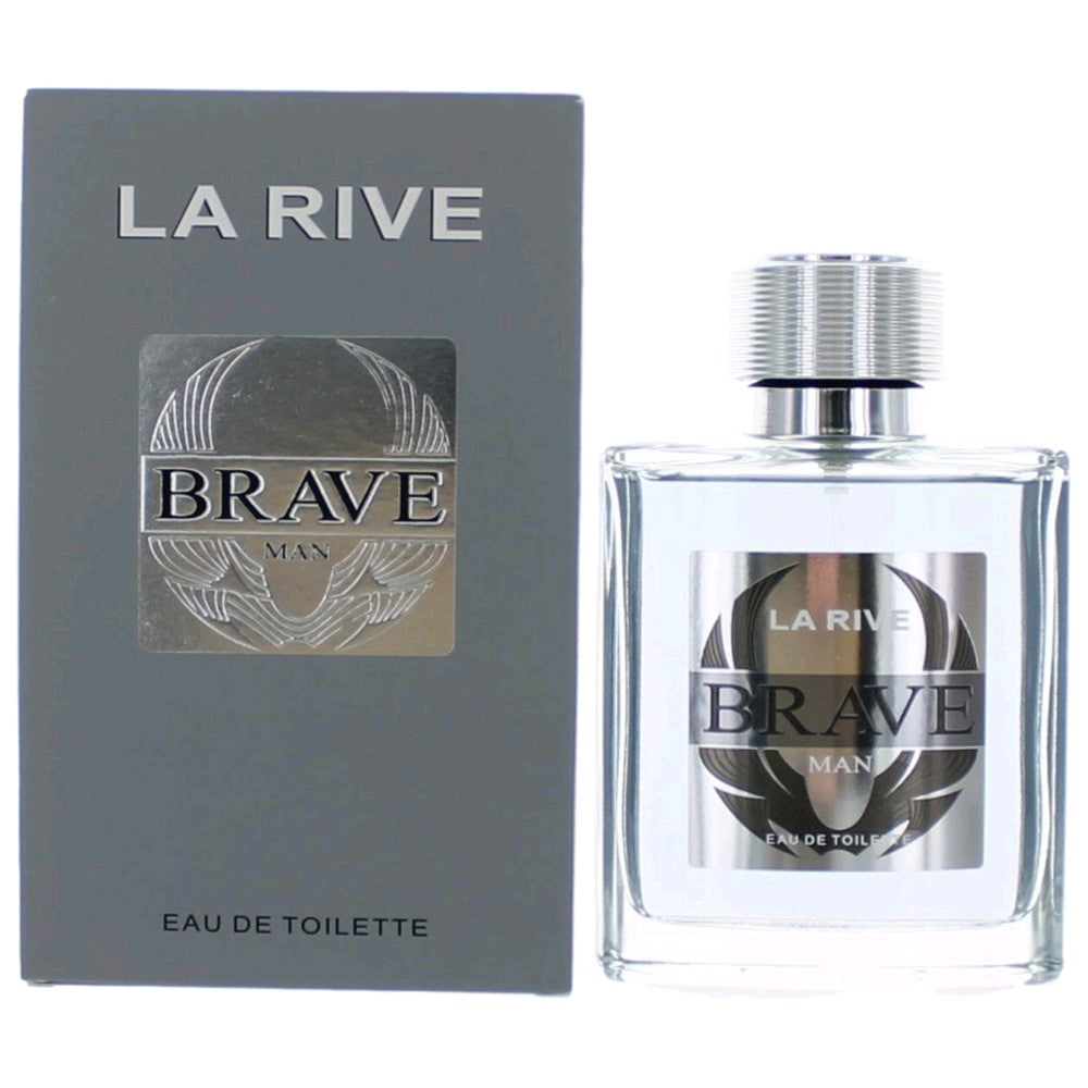 Brave Man by La Rive, 3.4 oz Eau De Toilette Spray for Men