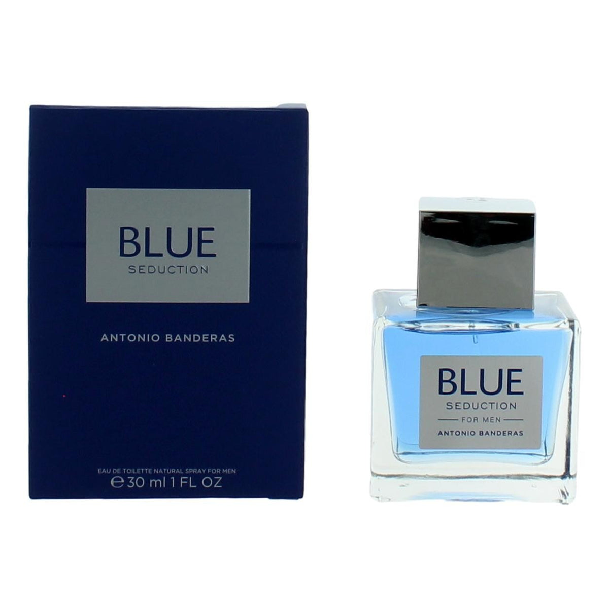 Blue Seduction by Antonio Banderas, 1 oz Eau De Toilette Spray for Men