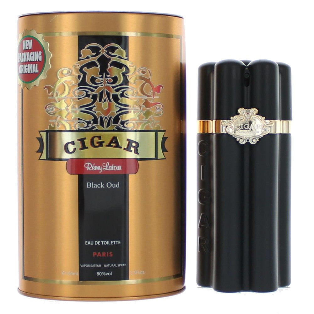 Cigar Black Oud by Remy Latour, 3.3 oz Eau De Toilette Spray for Men