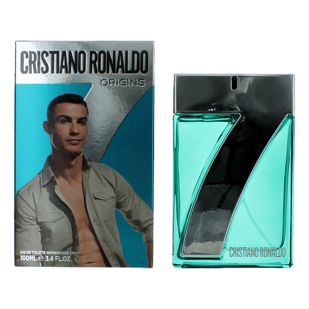 CR7 Origins by Cristiano Ronaldo, 3.4 oz Eau De Toilette Spray for Men
