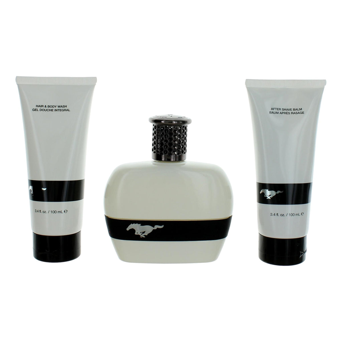 Mustang White by Mustang, 3 Piece Gift Set for Men