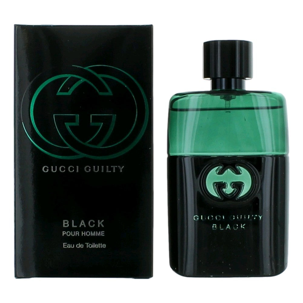 Gucci Guilty Black Pour Homme by Gucci, 1.6 oz Eau De Toilette Spray for Men