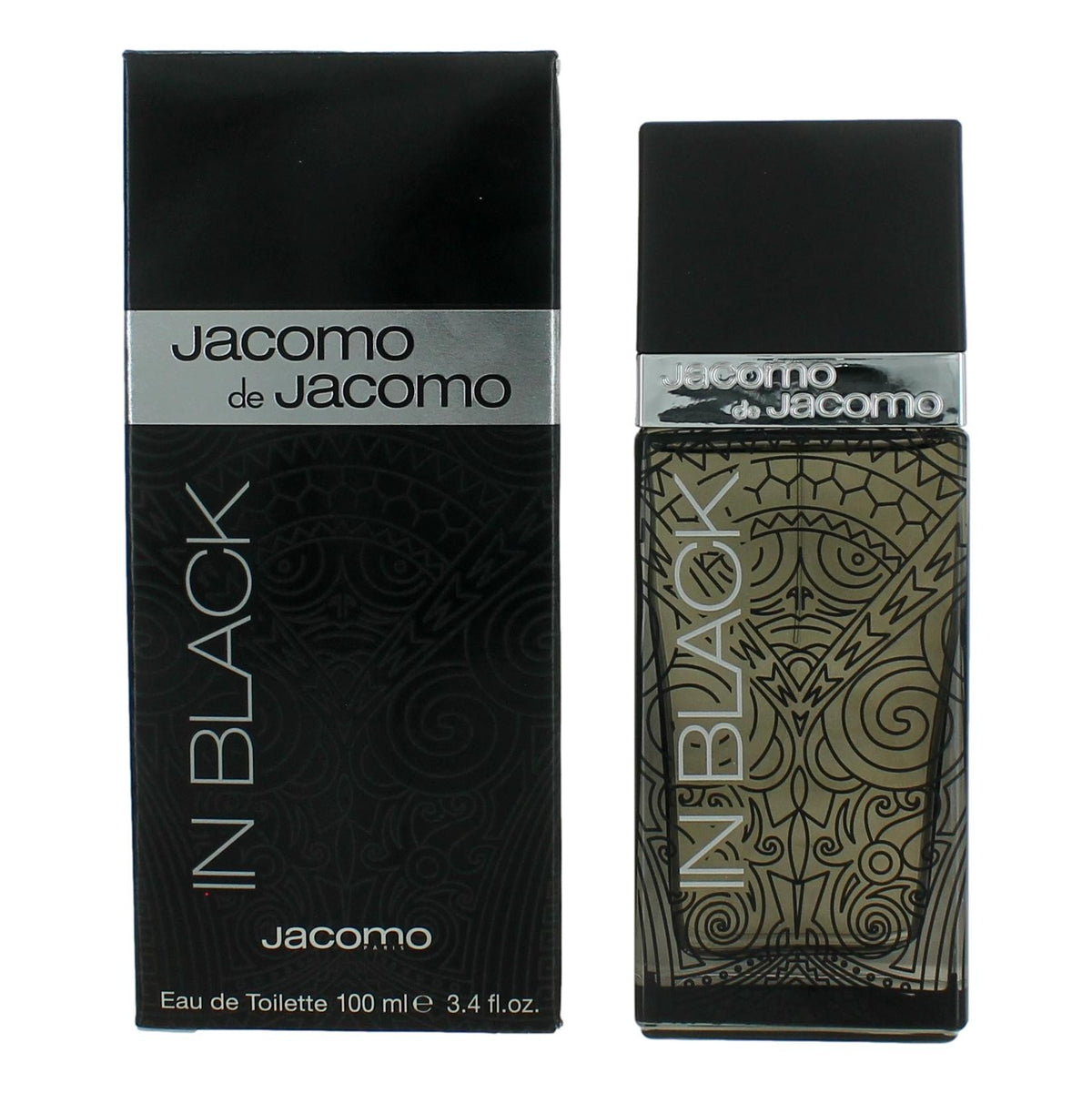 Jacomo In Black by Jacomo, 3.4 oz Eau De Toilette Spray for Men