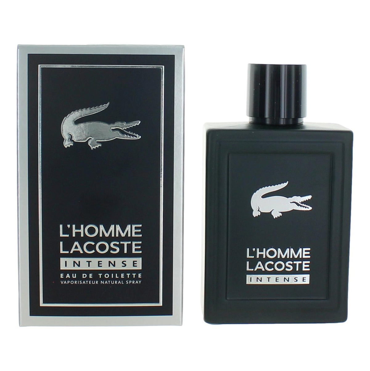 L'Homme Lacoste Intense by Lacoste, 3.3 oz Eau De Toilette Spray for Men