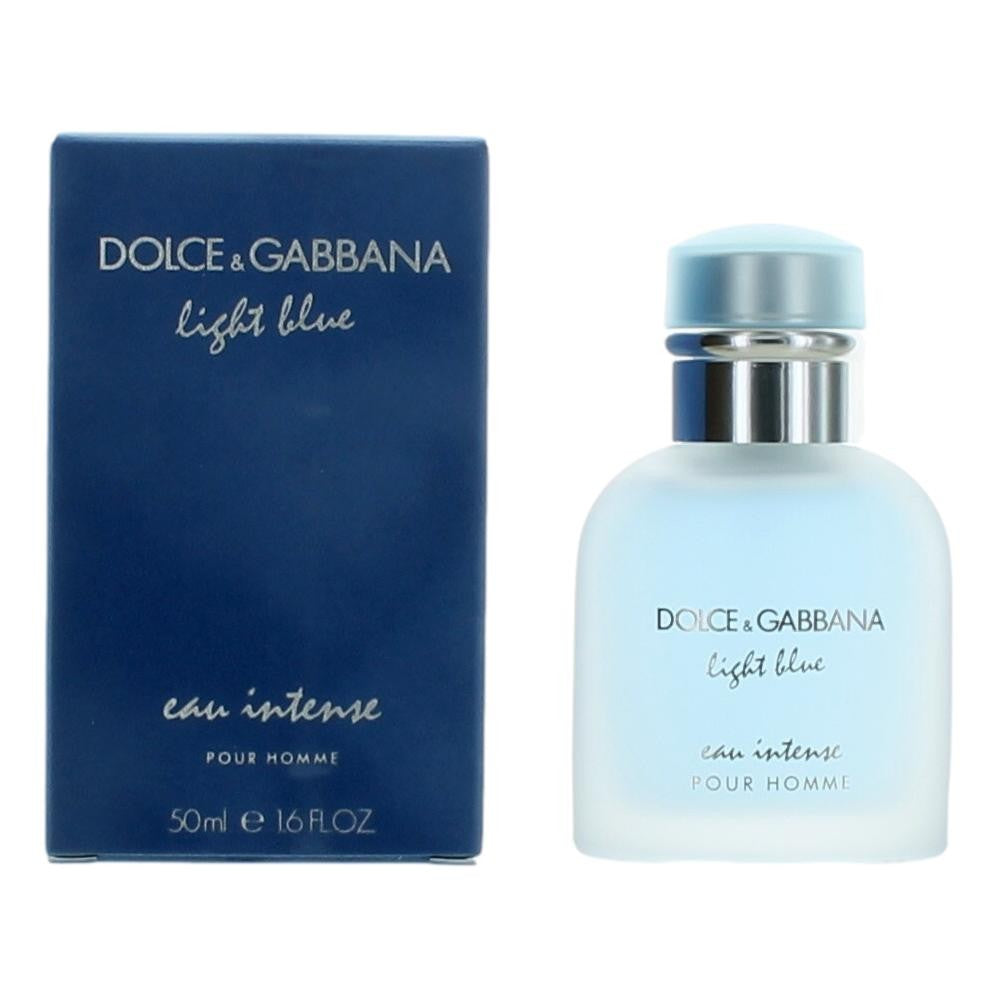 Light Blue Eau Intense by Dolce & Gabbana, 1.6 oz Eau De Parfum Spray for Men