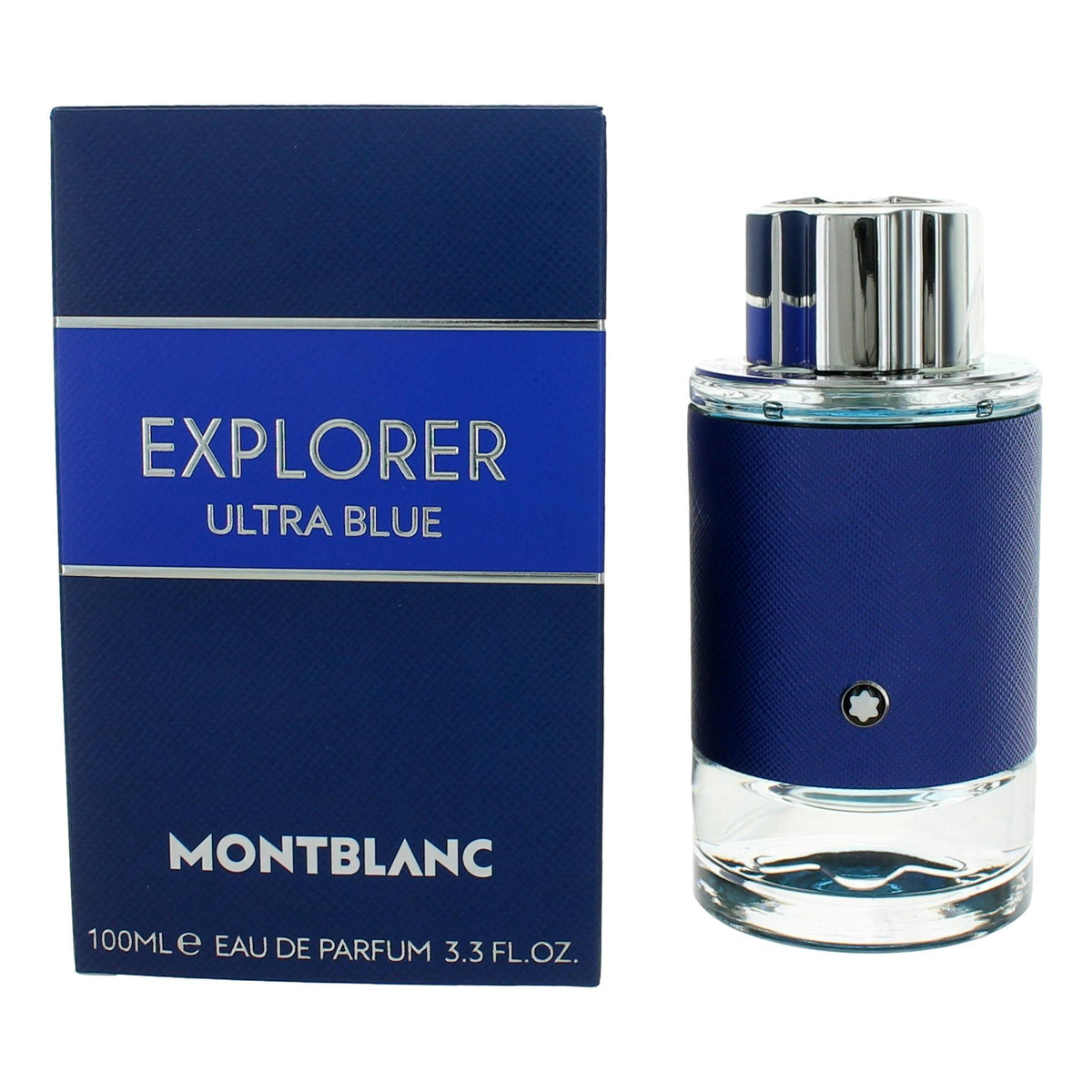 Explorer Ultra Blue by Mont Blanc, 3.3 oz Eau De Parfum Spray for Men