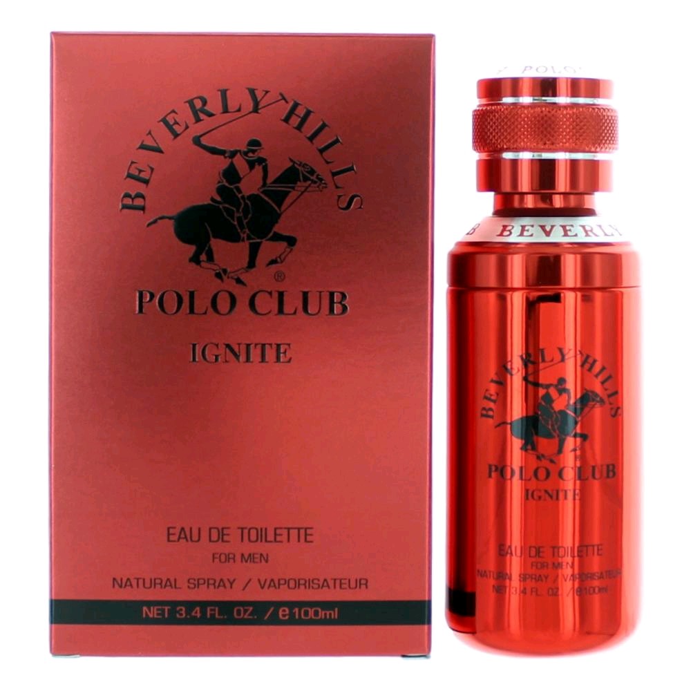 BHPC Ignite by Beverly Hills Polo Club, 3.4 oz Eau De Toilette Spray for Men