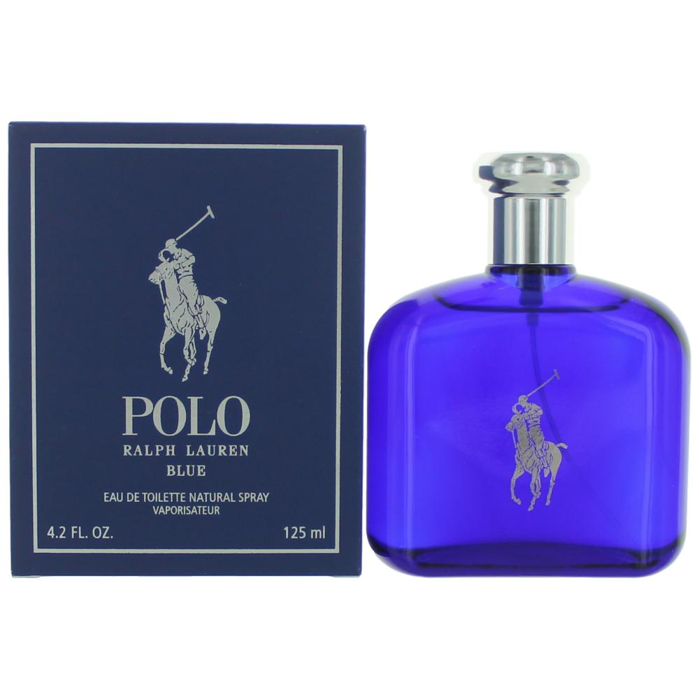 Polo Blue by Ralph Lauren, 4.2 oz Eau De Toilette Spray for Men