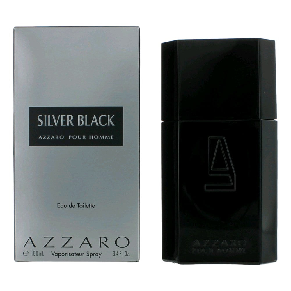 Azzaro Silver Black by Azzaro, 3.4 oz Eau De Toilette Spray for Men