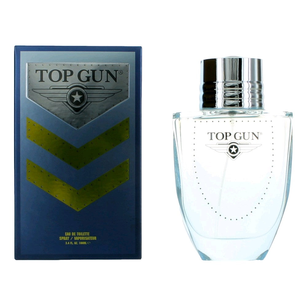 Top Gun Chevron by Top Gun, 3.4 oz Eau De Toilette Spray for Men