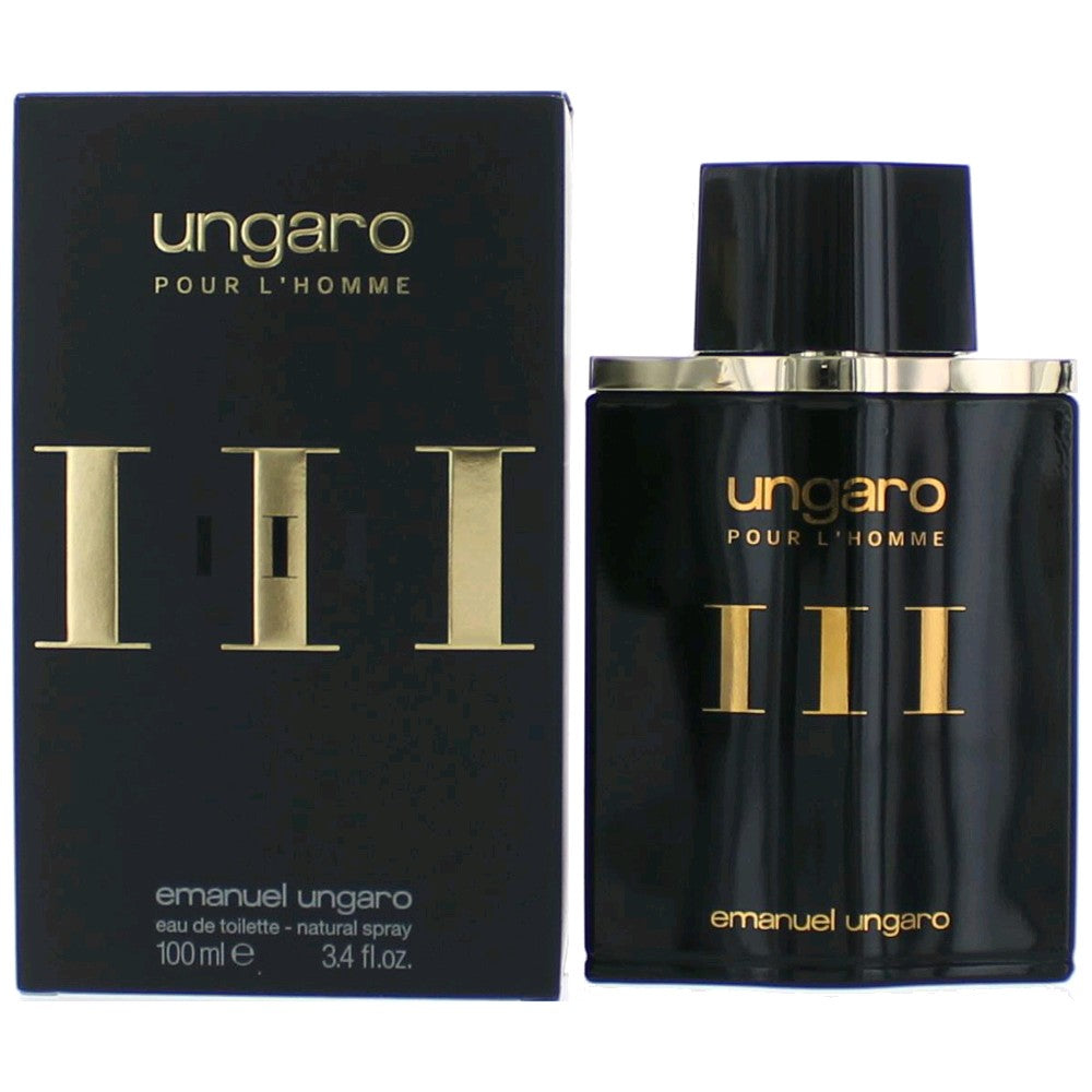 Ungaro Pour L'Homme III by Ungaro, 3.4 oz Eau De Toilette Spray for Men