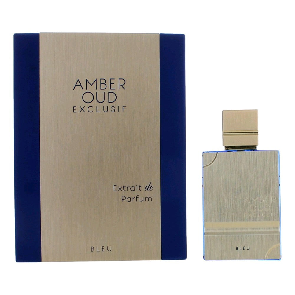 Amber Oud Exclusif Bleu by Al Haramain, 2 oz Extrait De Parfum Spray for Unisex