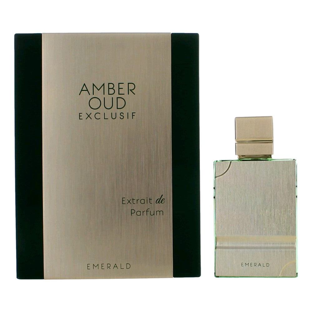 Amber Oud Exclusif Emerald by Al Haramain, 2 oz Extrait De Parfum Spray for Unisex