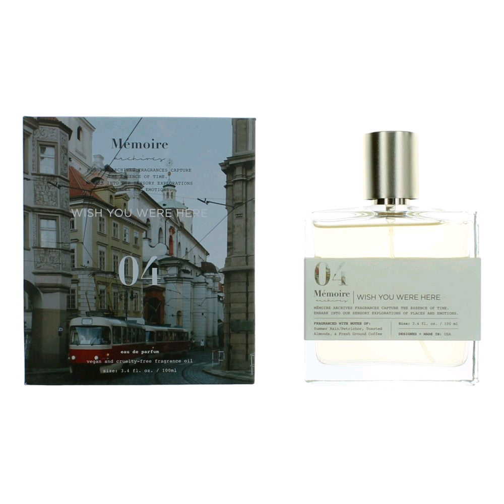 Wish You Were Here by Memoire Archives, 3.4 oz Eau De Parfum Spray for Unisex