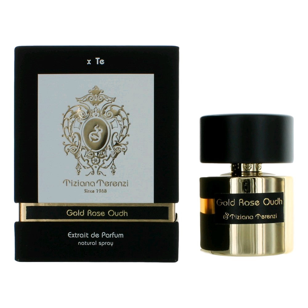 Gold Rose Oudh by Tiziana Terenzi, 3.4 oz Extrait De Parfum Spray for Unisex