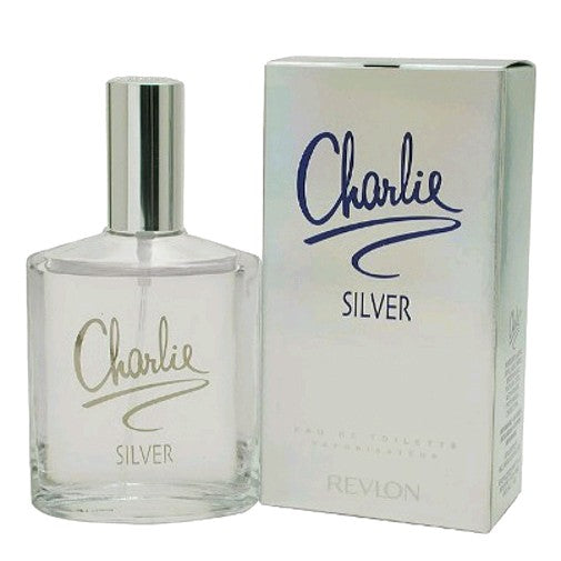 Charlie Silver by Revlon, 3.4 oz Eau De Toilette Spray for Women