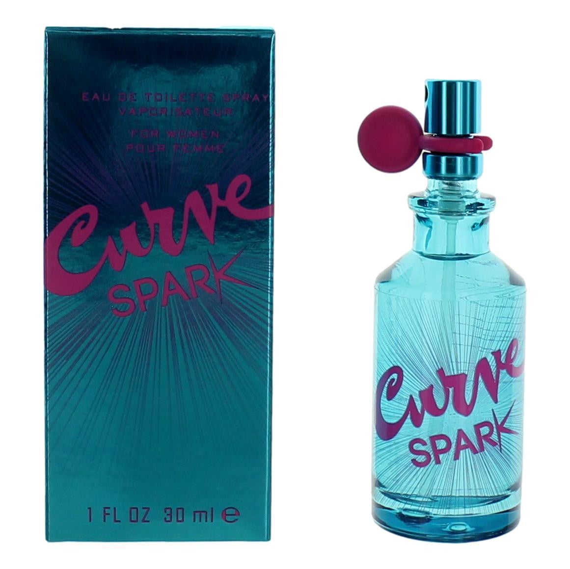 Curve Spark by Liz Claiborne, 1 oz Eau De Toilette Spray for Women