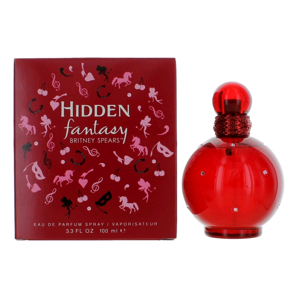 Hidden Fantasy by Britney Spears, 3.3 oz Eau De Parfum Spray for Women