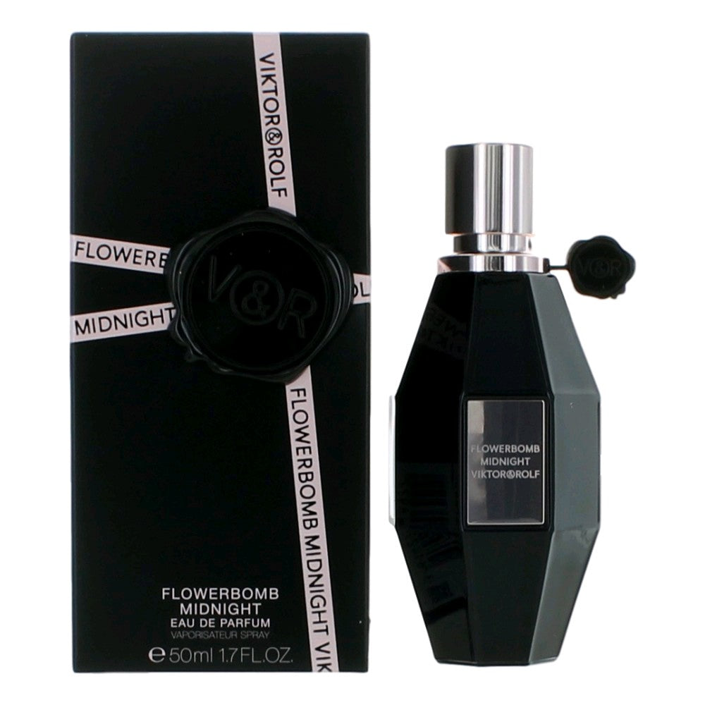 Flowerbomb Midnight by Viktor & Rolf, 1.7 oz Eau De Parfum Spray for Women