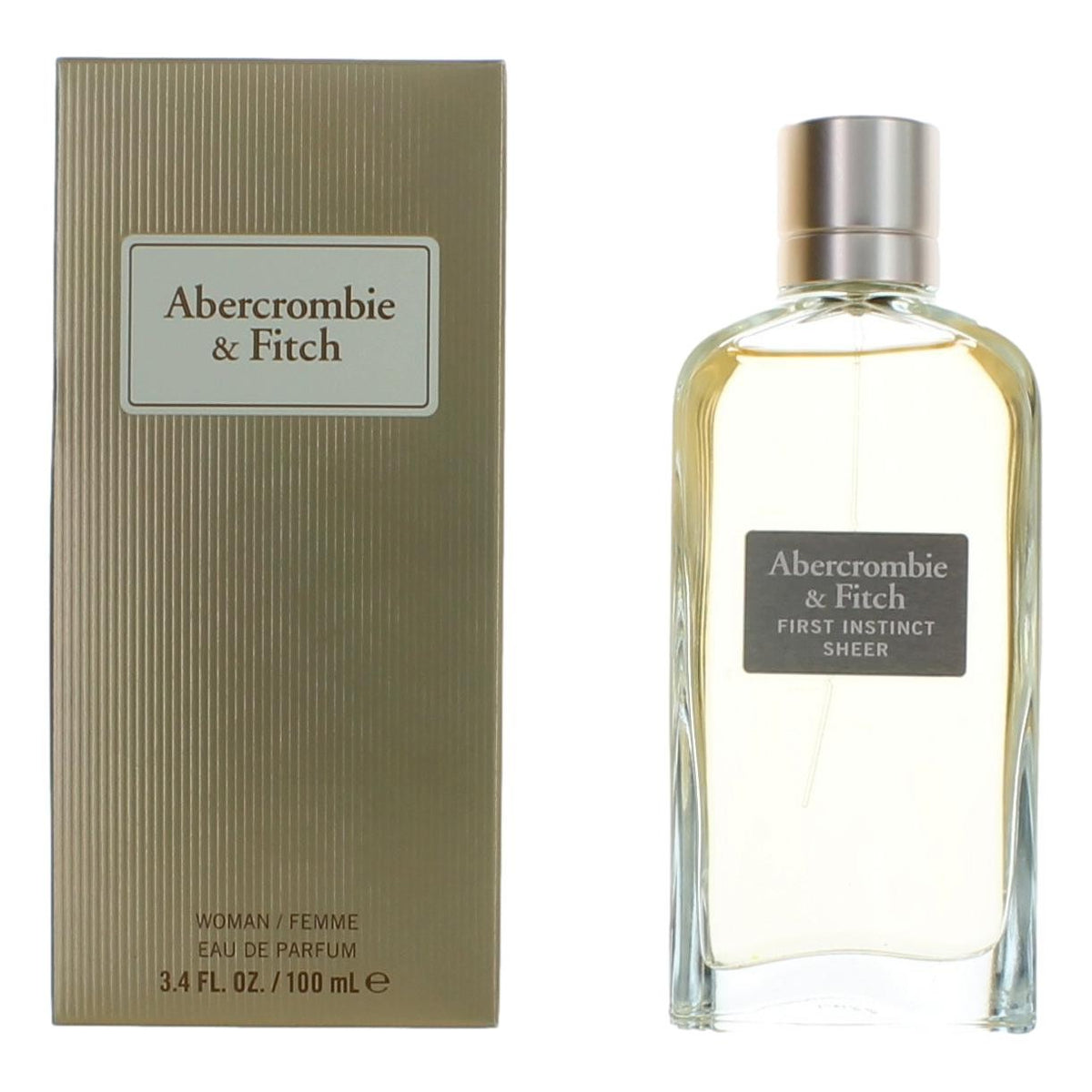 First Instinct Sheer by Abercrombie & Fitch, 3.4 oz Eau De Parfum Spray for Women