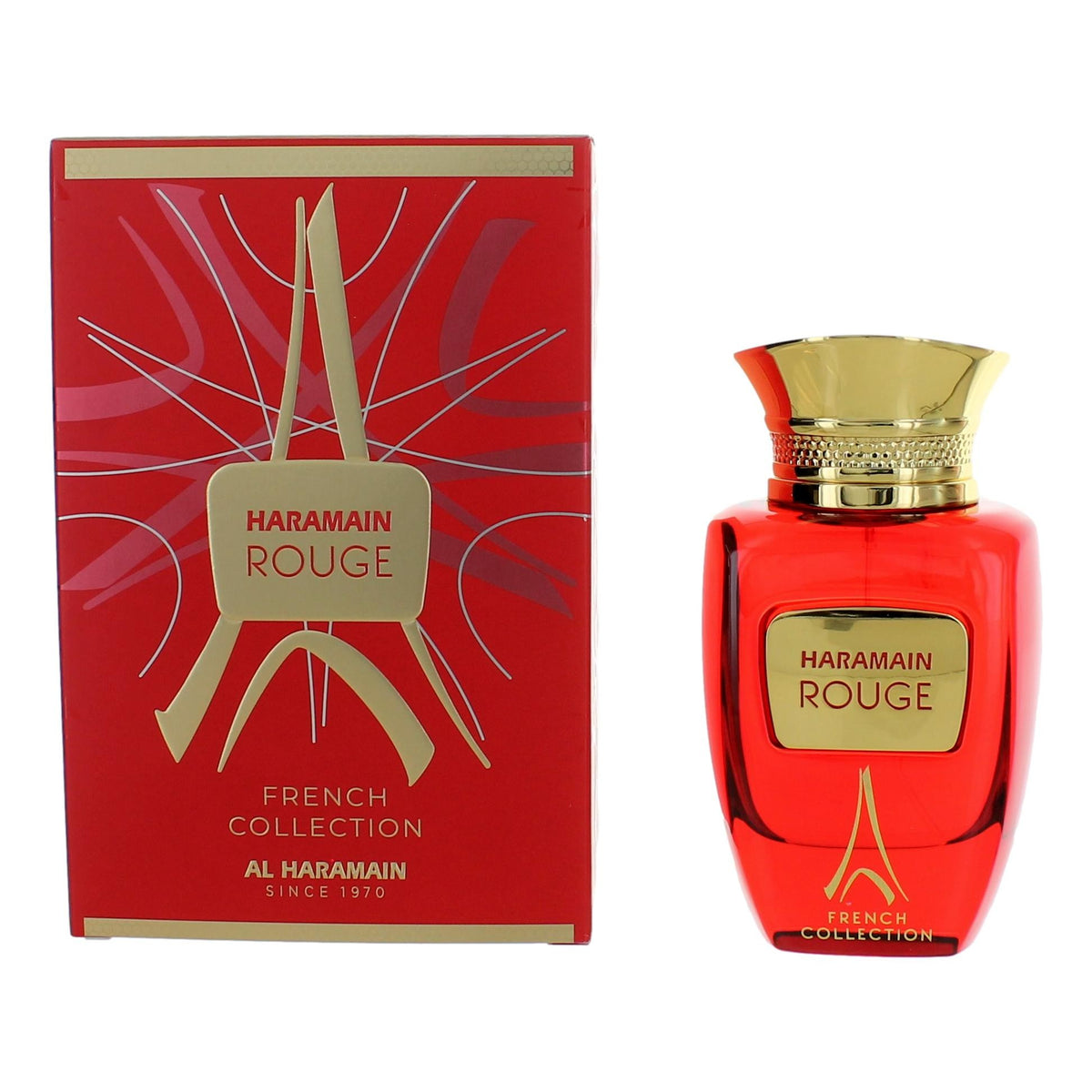 Haramain Rouge French Collection by Al Haramain, 3.3 oz Eau De Parfum Spray for Unisex