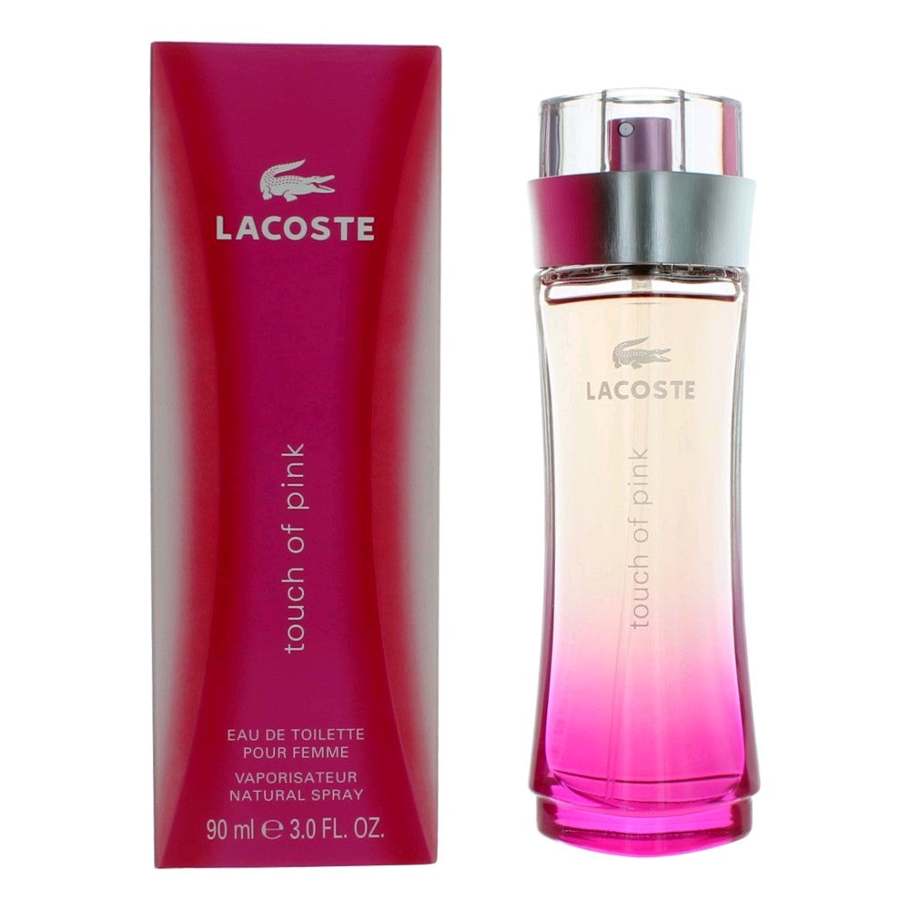 Lacoste Touch of Pink by Lacoste, 3 oz Eau De Toilette Spray for Women