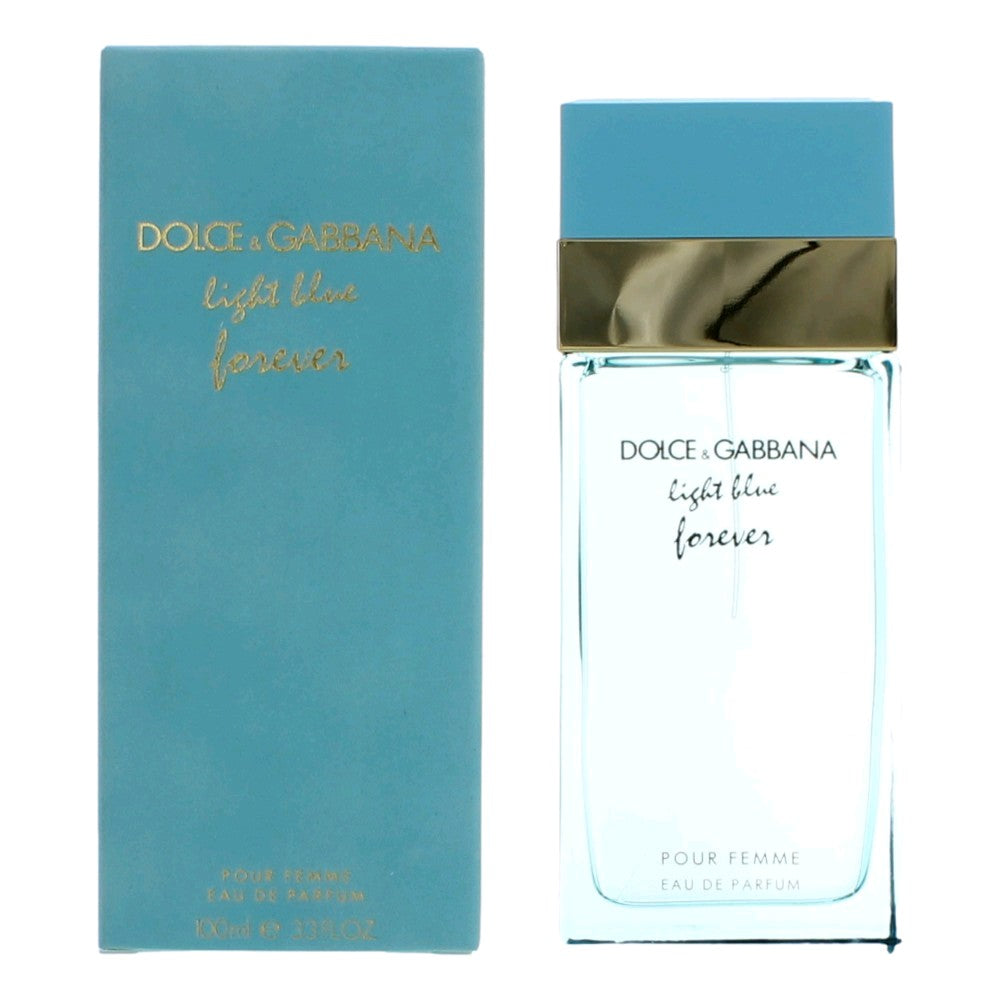Light Blue Forever by Dolce & Gabbana, 3.3 oz Eau De Parfum Spray for Women